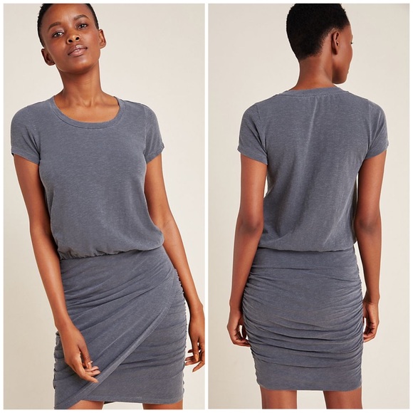 sundry ruched tulip dress